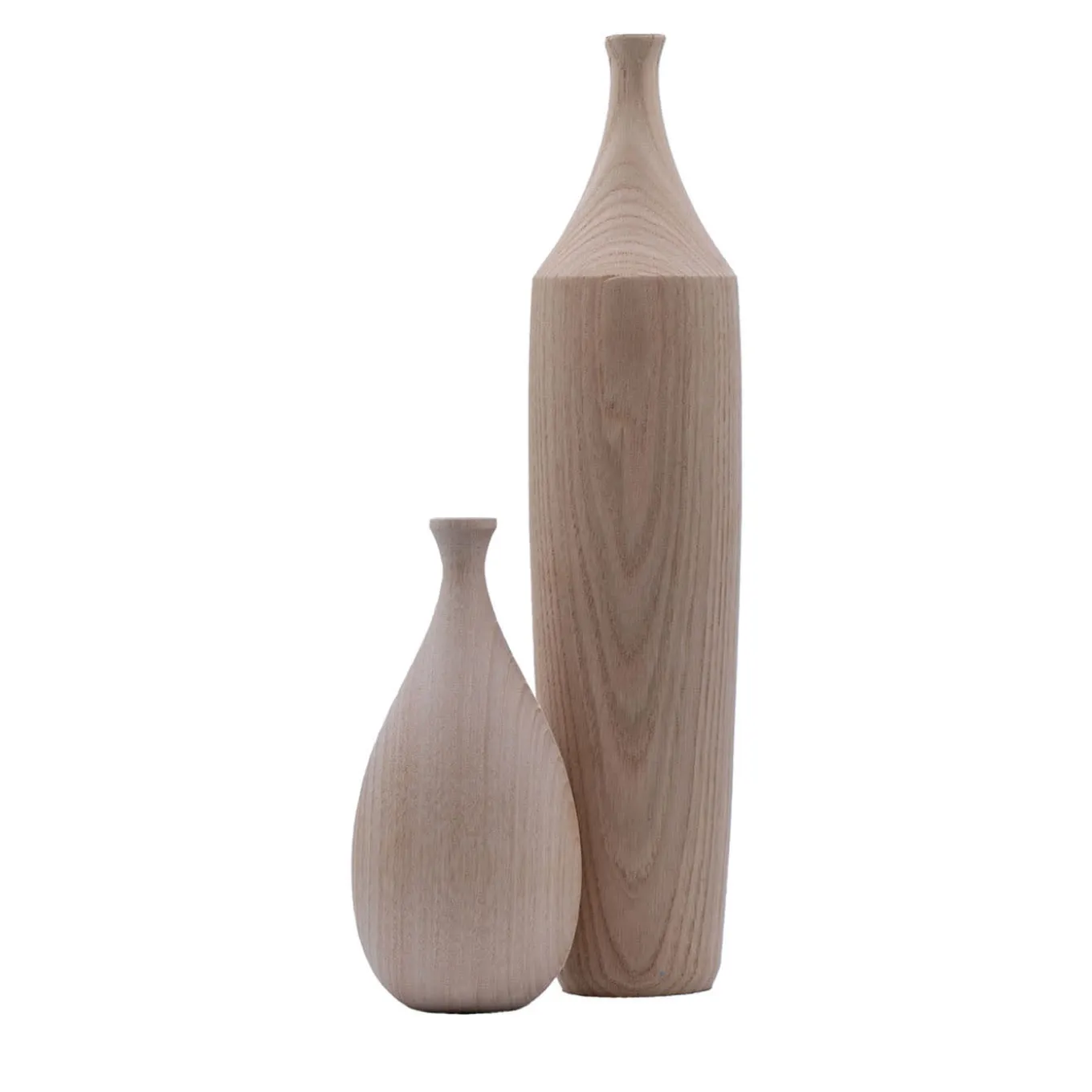 Wooden Sculptural Bottles Set #1