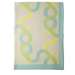Wool and Cashmere Signature Plaid in Mint