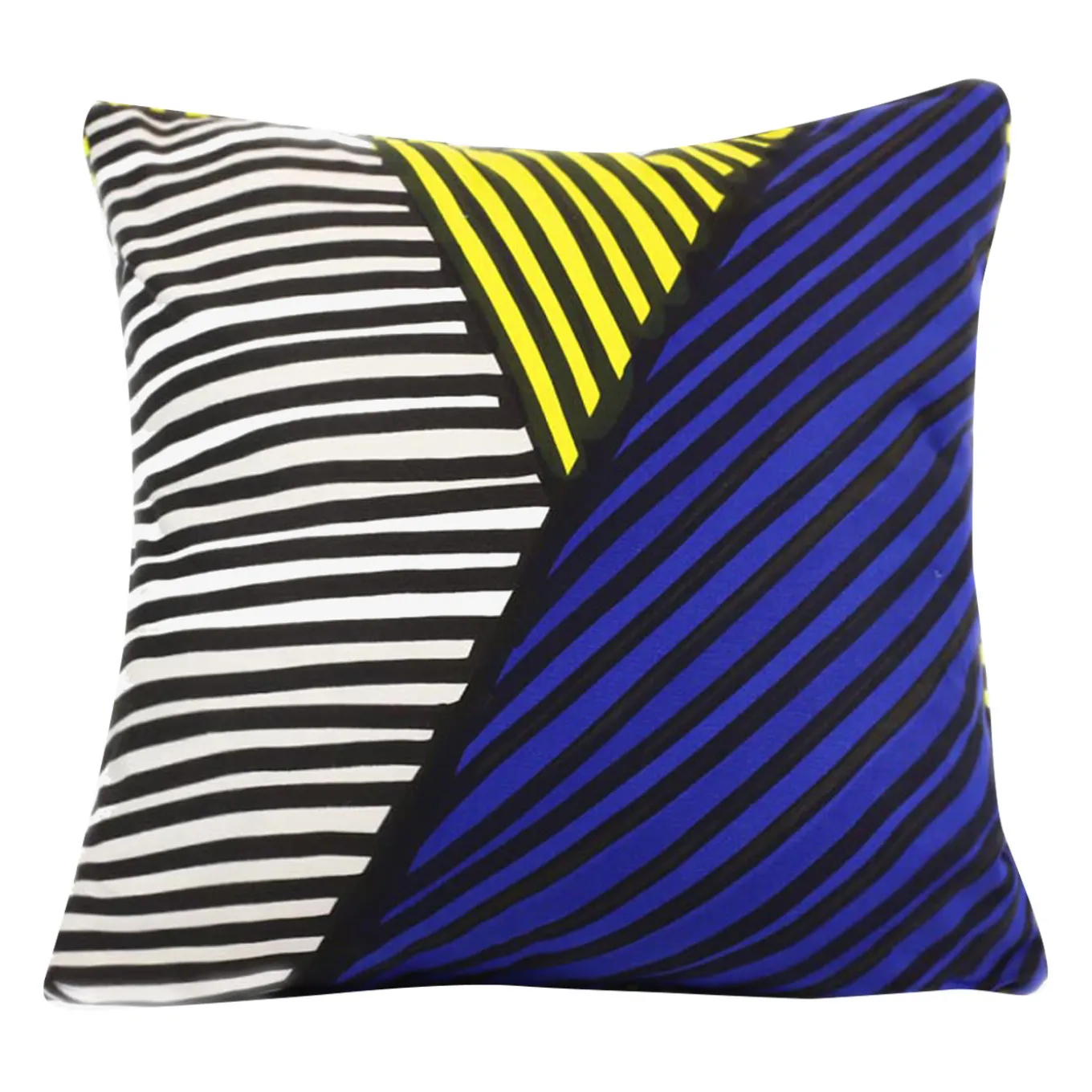 Y Yellow Blue Cushion