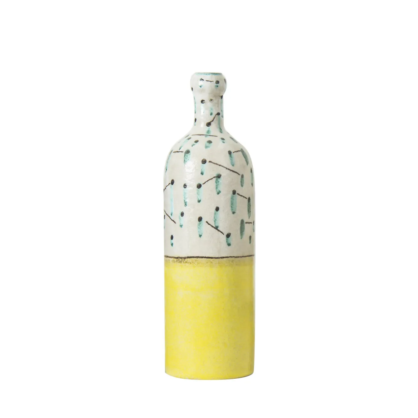 Yellow and Blue Bottle