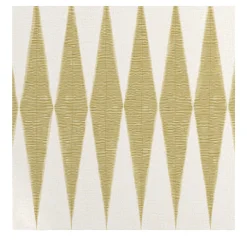 Yellow and White Retro Ethnic Wallpaper