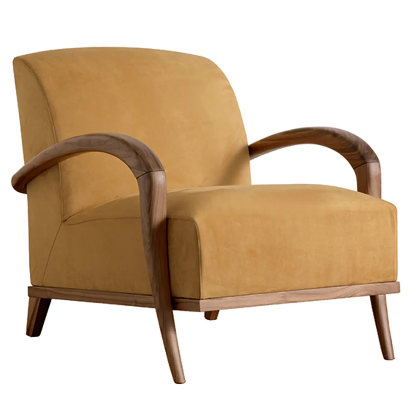 Yellow Domino lounge chair