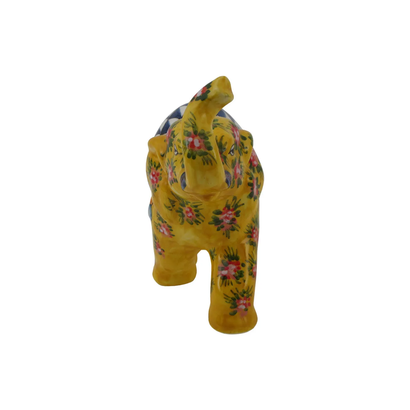 Yellow Elephant Figurine