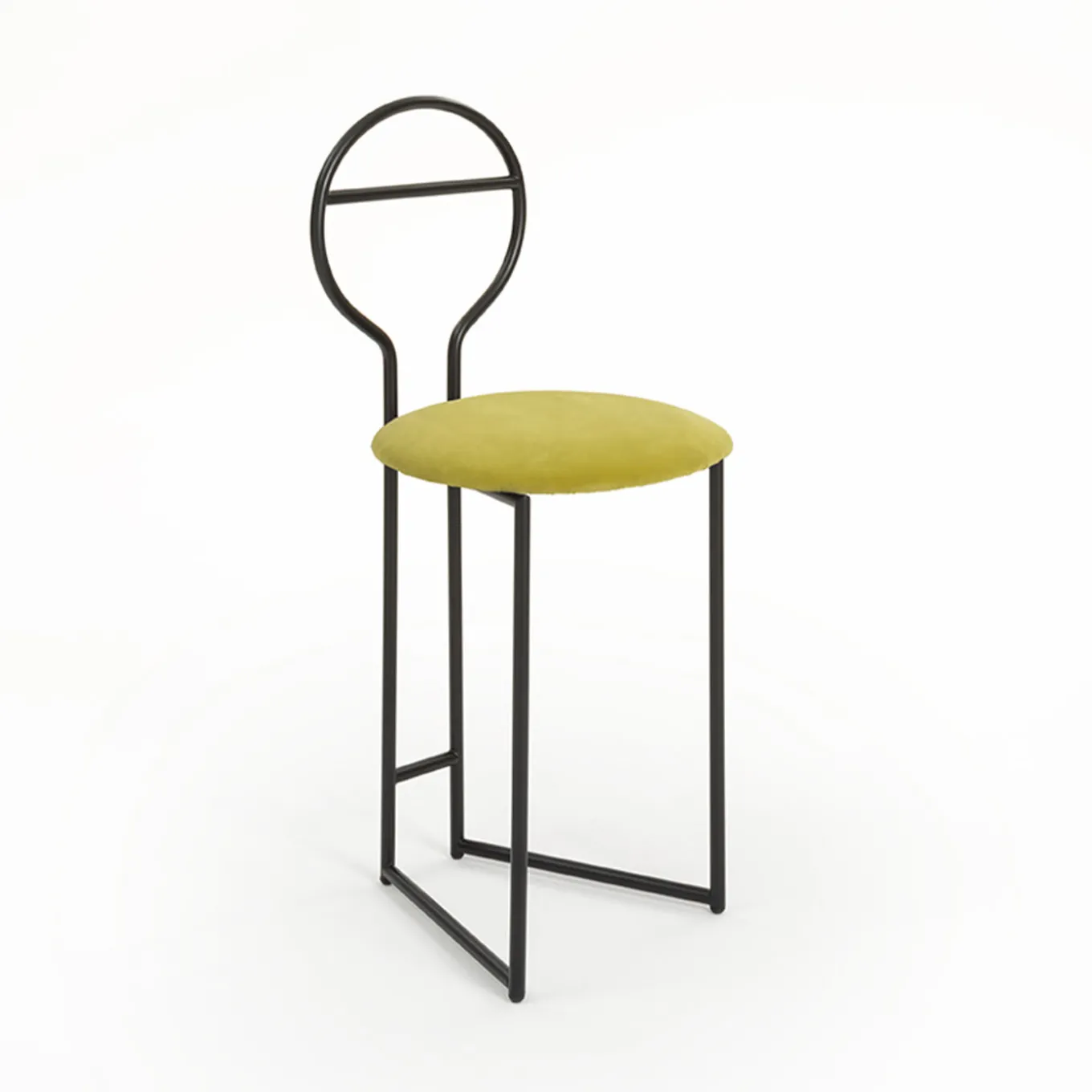 Yellow Joly Chairdrobe with Low Backrest by Lorenz + Kaz