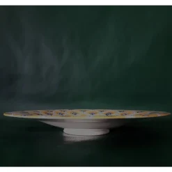 Yellow Peacock Feather ⌀ 35 cm Decorative Plate