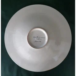 Yellow Peacock Feather ⌀ 20cm Decorative Plate