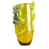 Yellow Vase with 3 Geckos