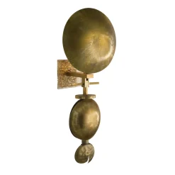 Z612 Modern Brass Crystal Wall Sconce