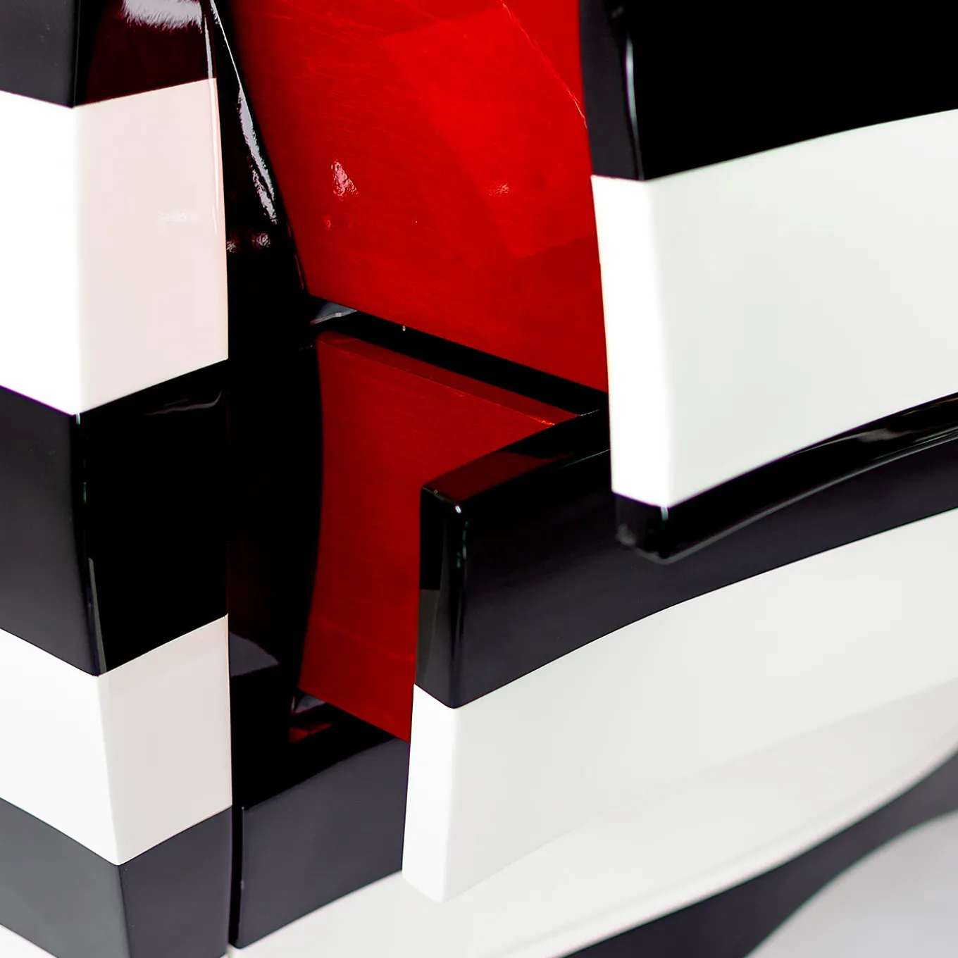 Zebra Chest of Drawers by Carlo Rampazzi