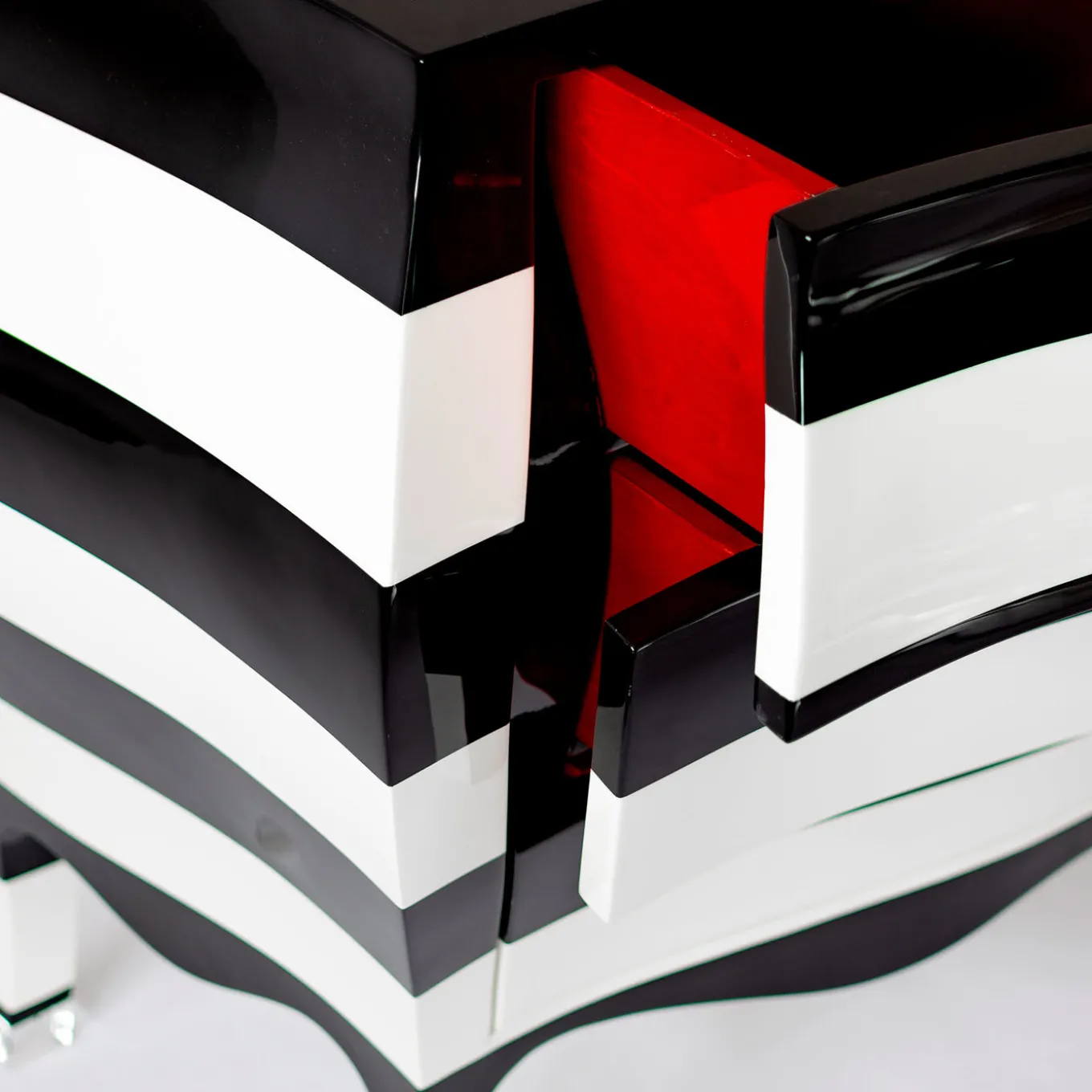 Zebra Chest of Drawers by Carlo Rampazzi