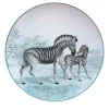 Zebra Menagerie Ottomane Porcelain Dinner Plate