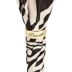 Zebra Pattern Lion Handle Umbrella