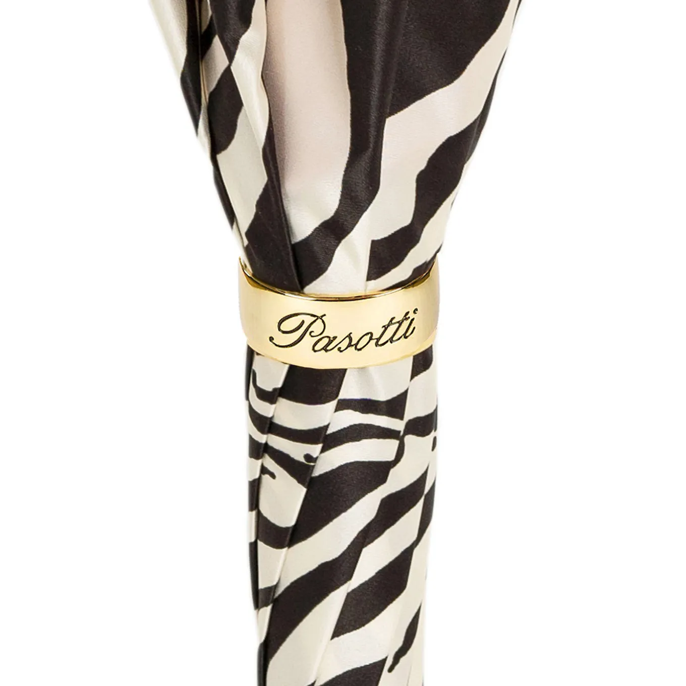 Zebra Pattern Lion Handle Umbrella
