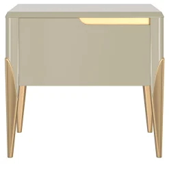 Zefiro Gold Bedside Table