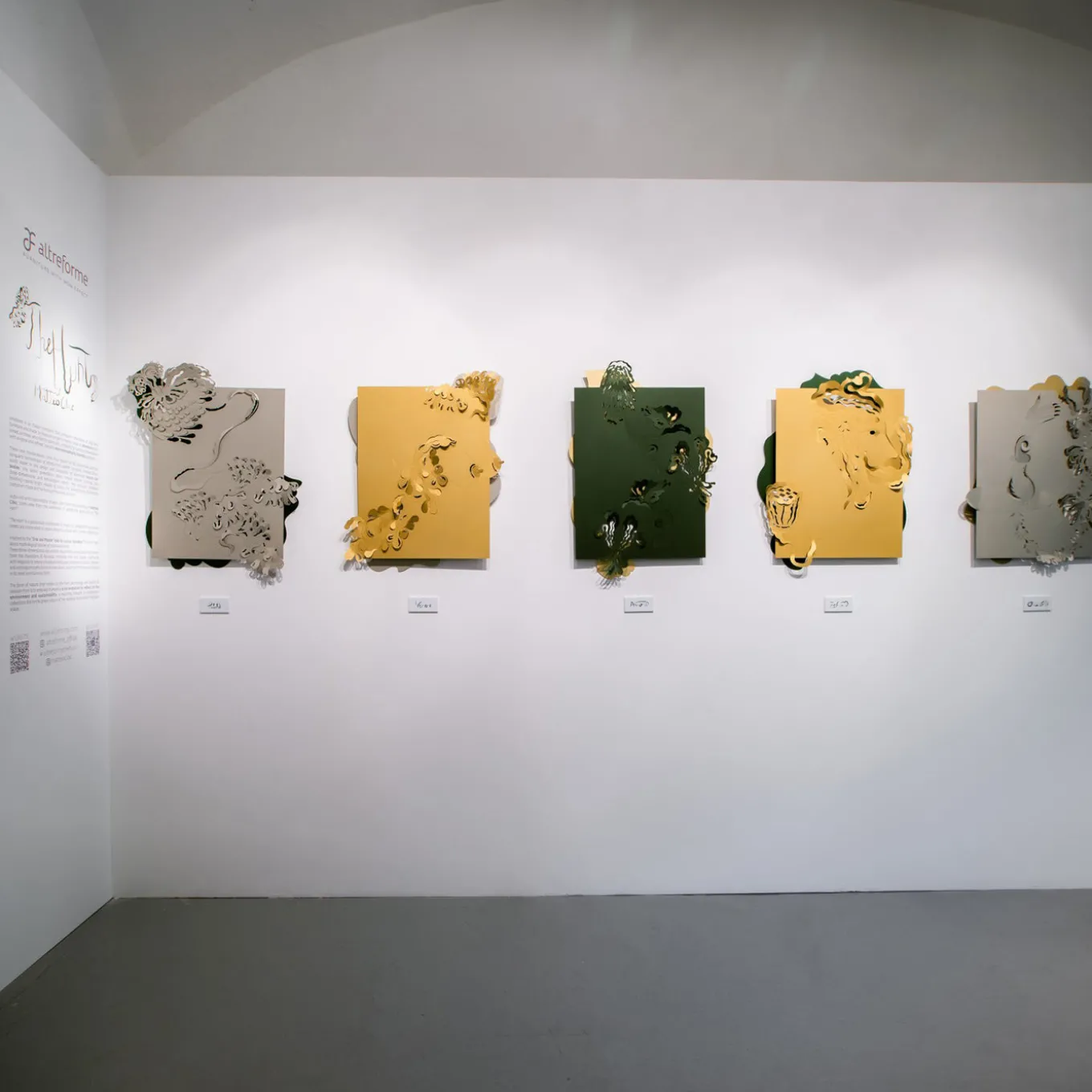 Zefiro Wall Sculpture by Matteo Cibic