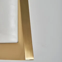 Zeno Wall Sconce in Satin Brass, Mat Black and Alabaster