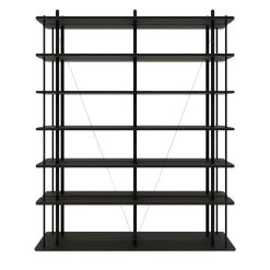 Zenobia Black Bookcase