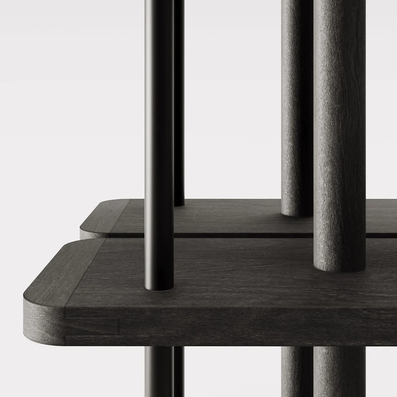 Zenobia Black Bookcase