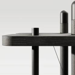 Zenobia Black Bookcase