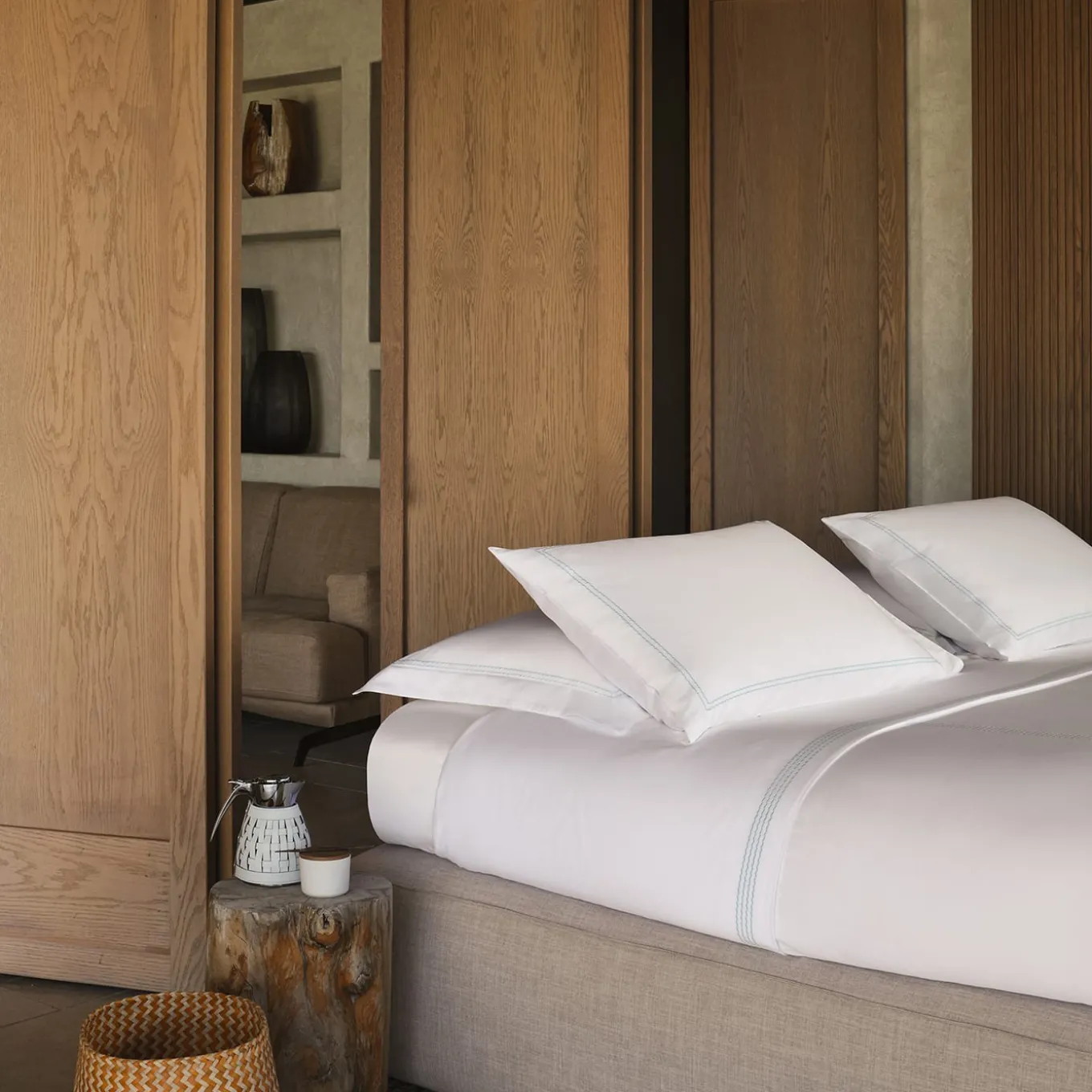 Zig Zag Orange Basket