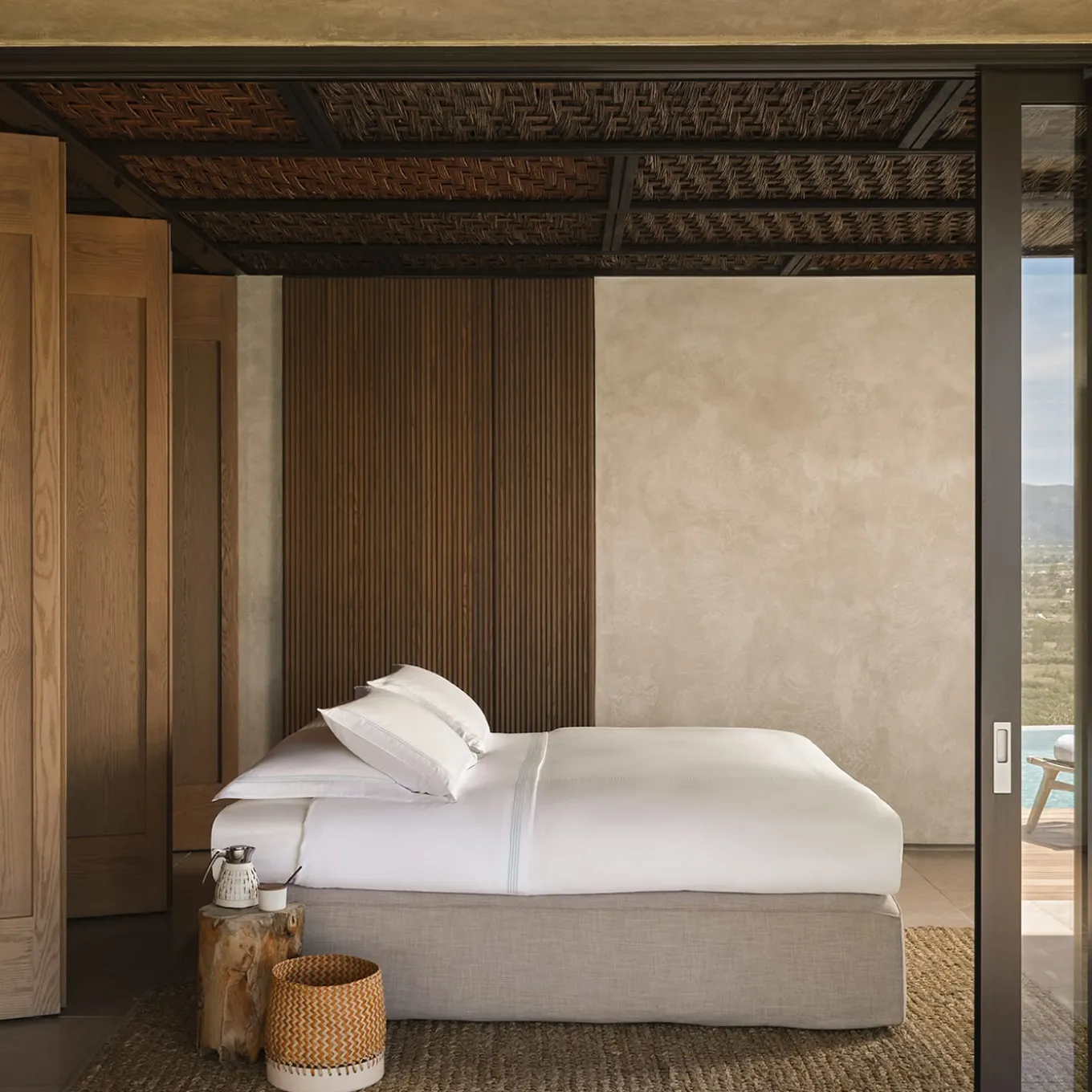 Zig Zag Orange Basket