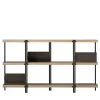 Zigzag 2-Shelf Durmast & Bronze Bookcase by Konstantin Grcic