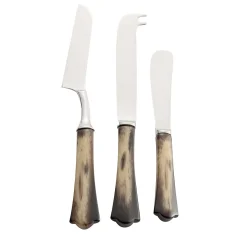 Zimbabwe Set of 3 Cheese Knives