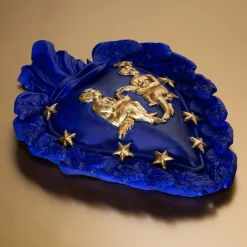 Zodiaco Gemini Ceramic Heart