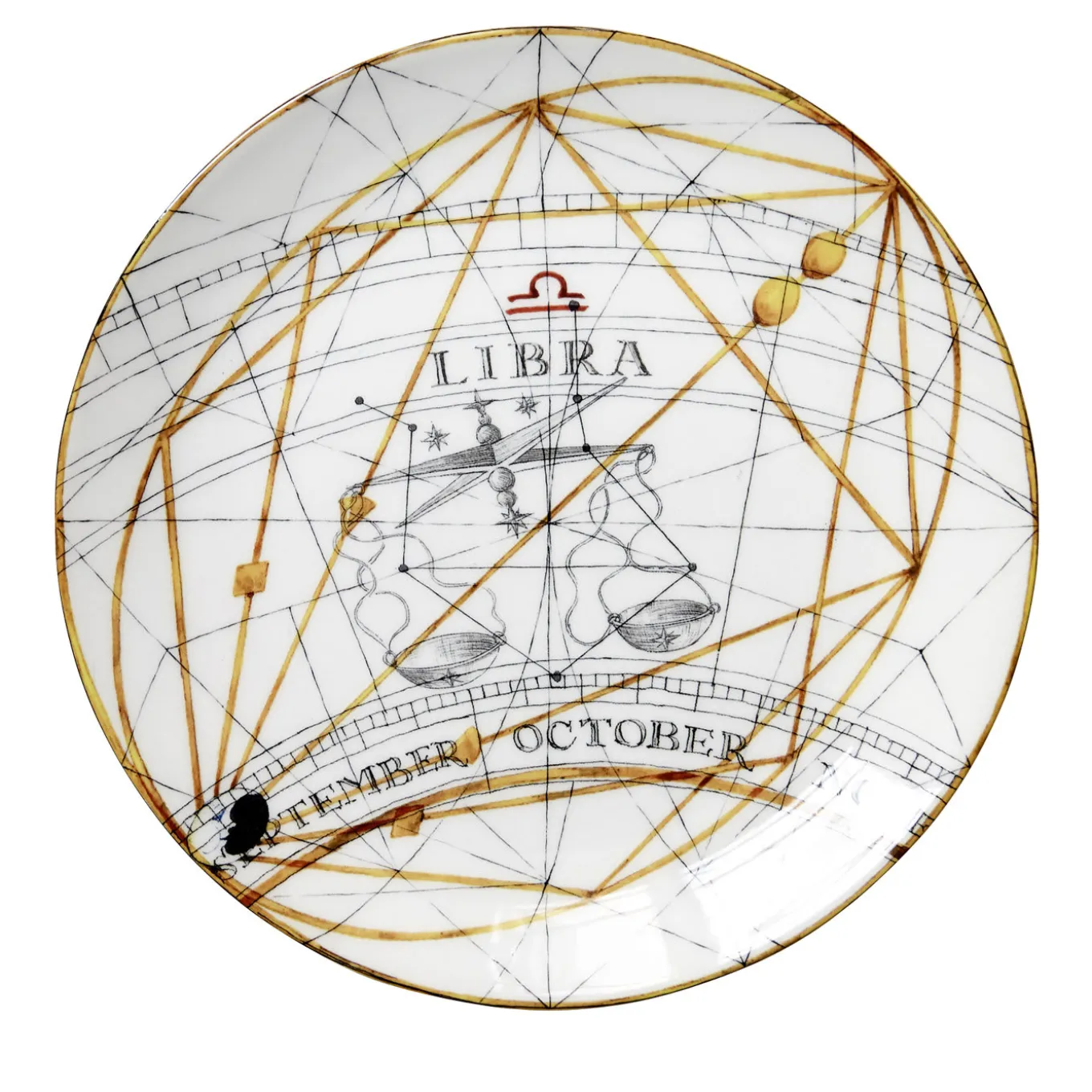 Zodiaco Libra Dinner Plate