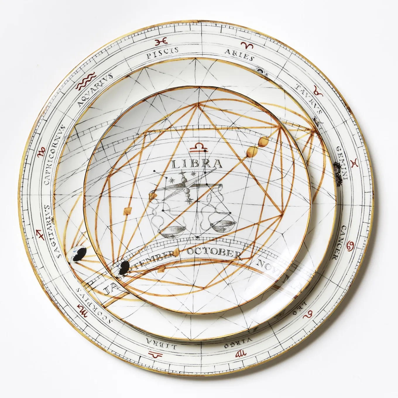Zodiaco Libra Dinner Plate