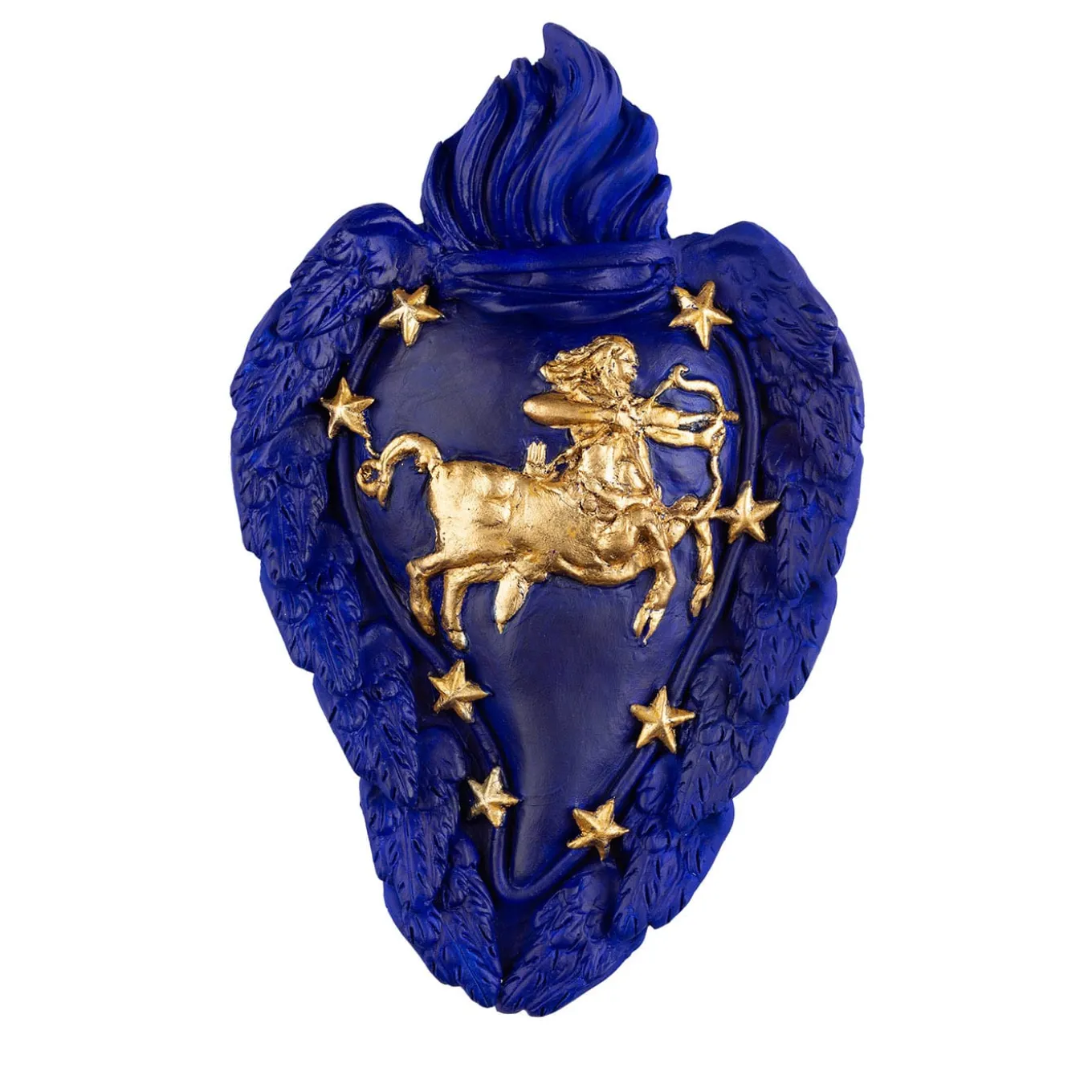 Zodiaco Sagittarius Ceramic Heart