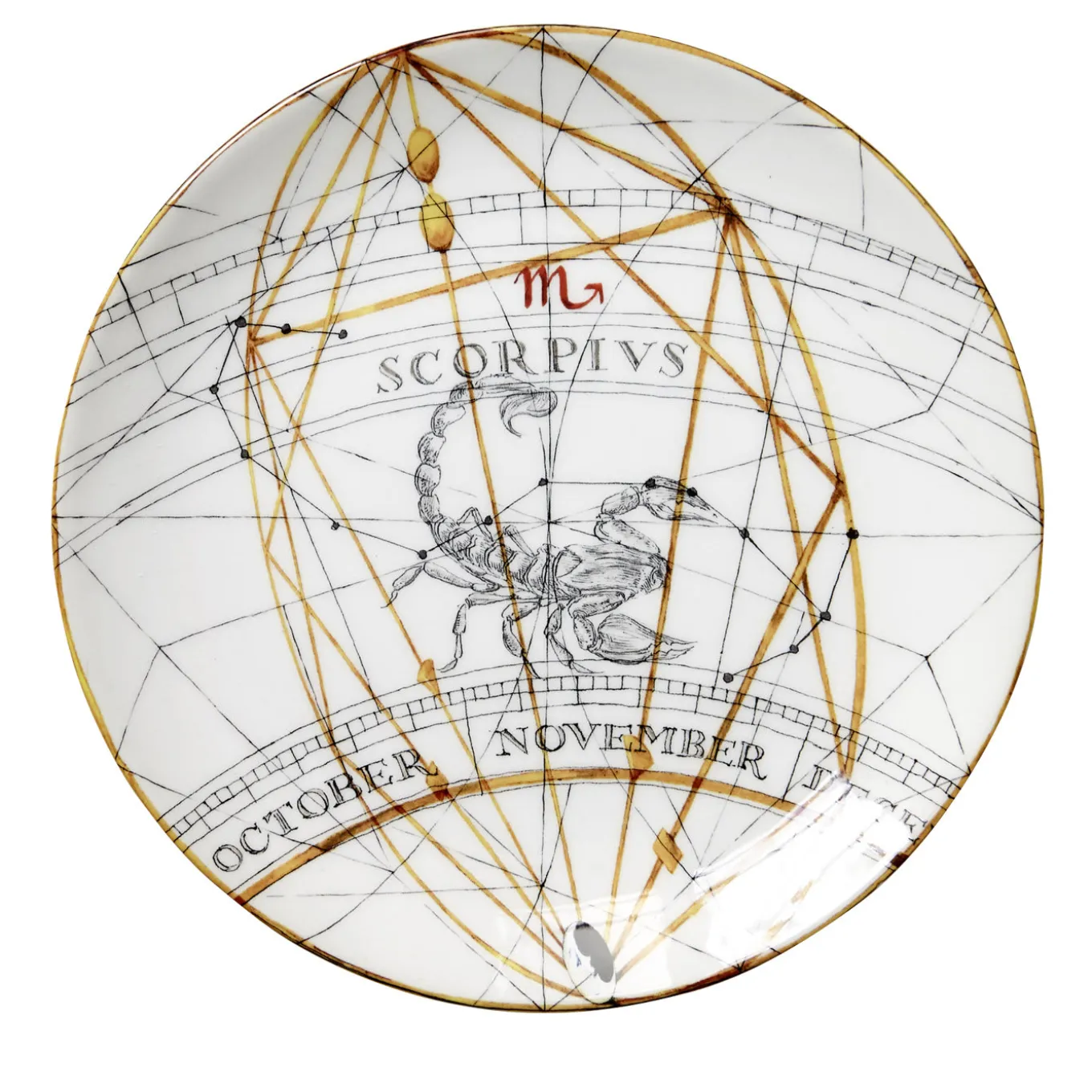 Zodiaco Scorpius Dinner Plate