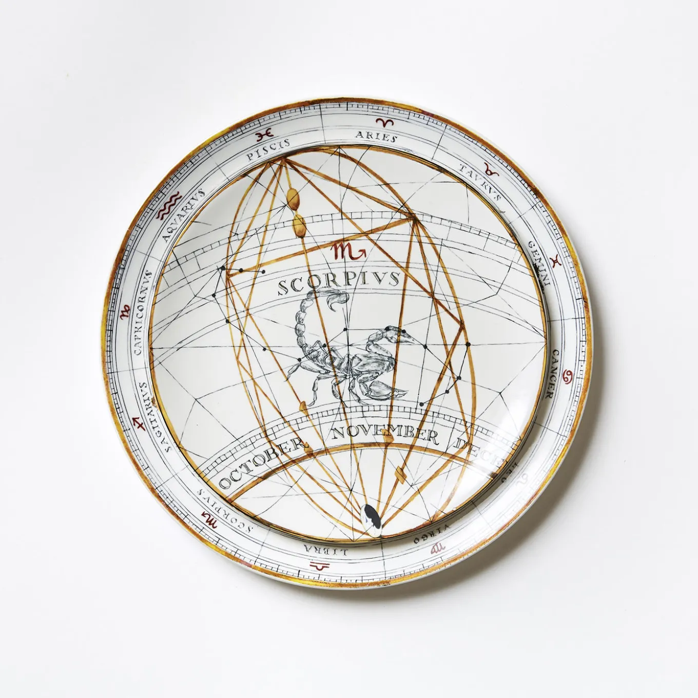 Zodiaco Scorpius Dinner Plate