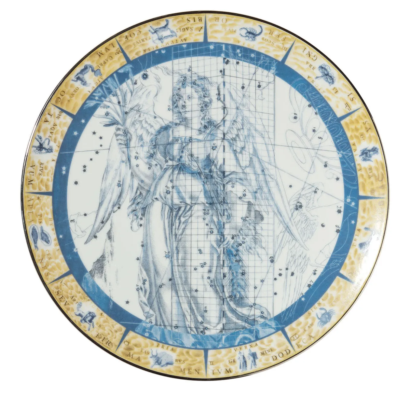 Zodiacus Virgo Decorative Porcelain Plate