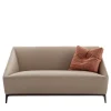 Zoe Beige Leather Sofa by Giuseppe Bavuso