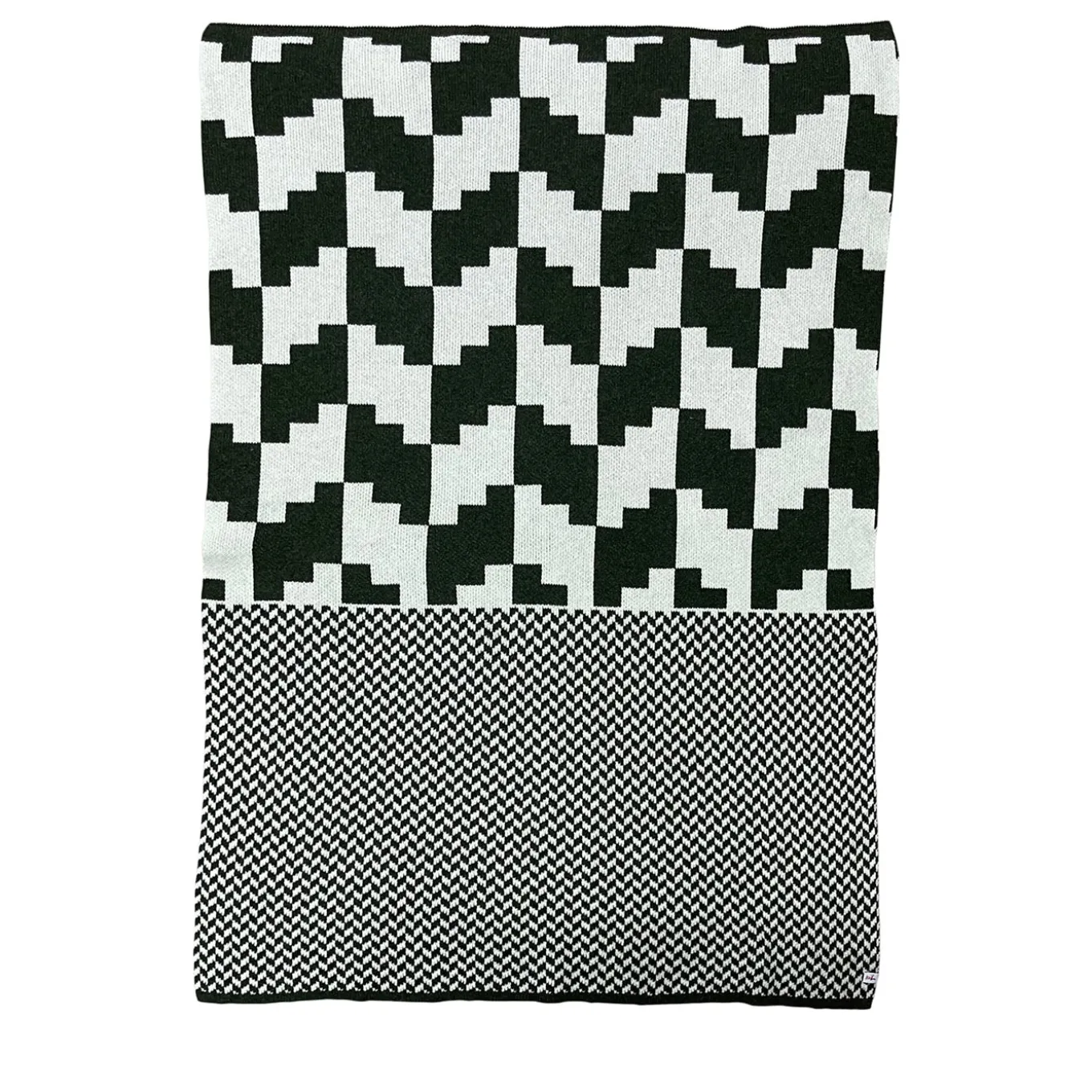 Zoom Green & White Blanket by Emilio Salvatore Leo